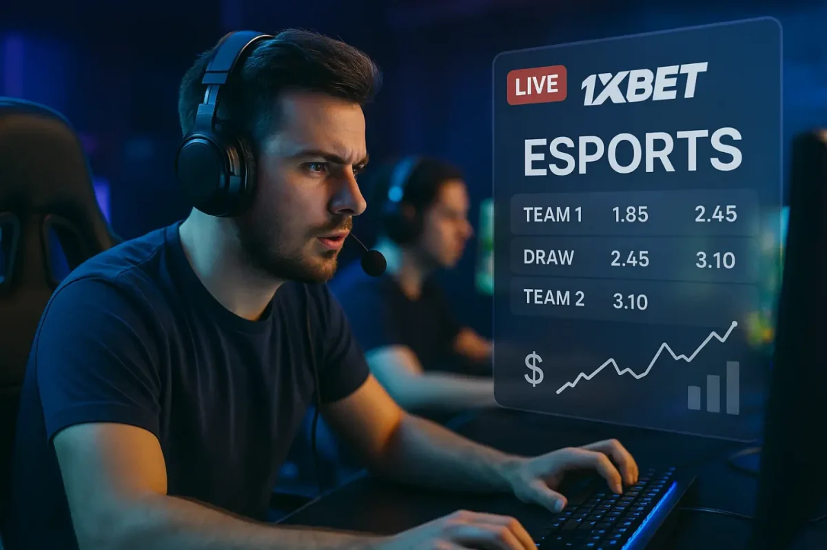 O crescimento exponencial das apostas em esports na 1xBet